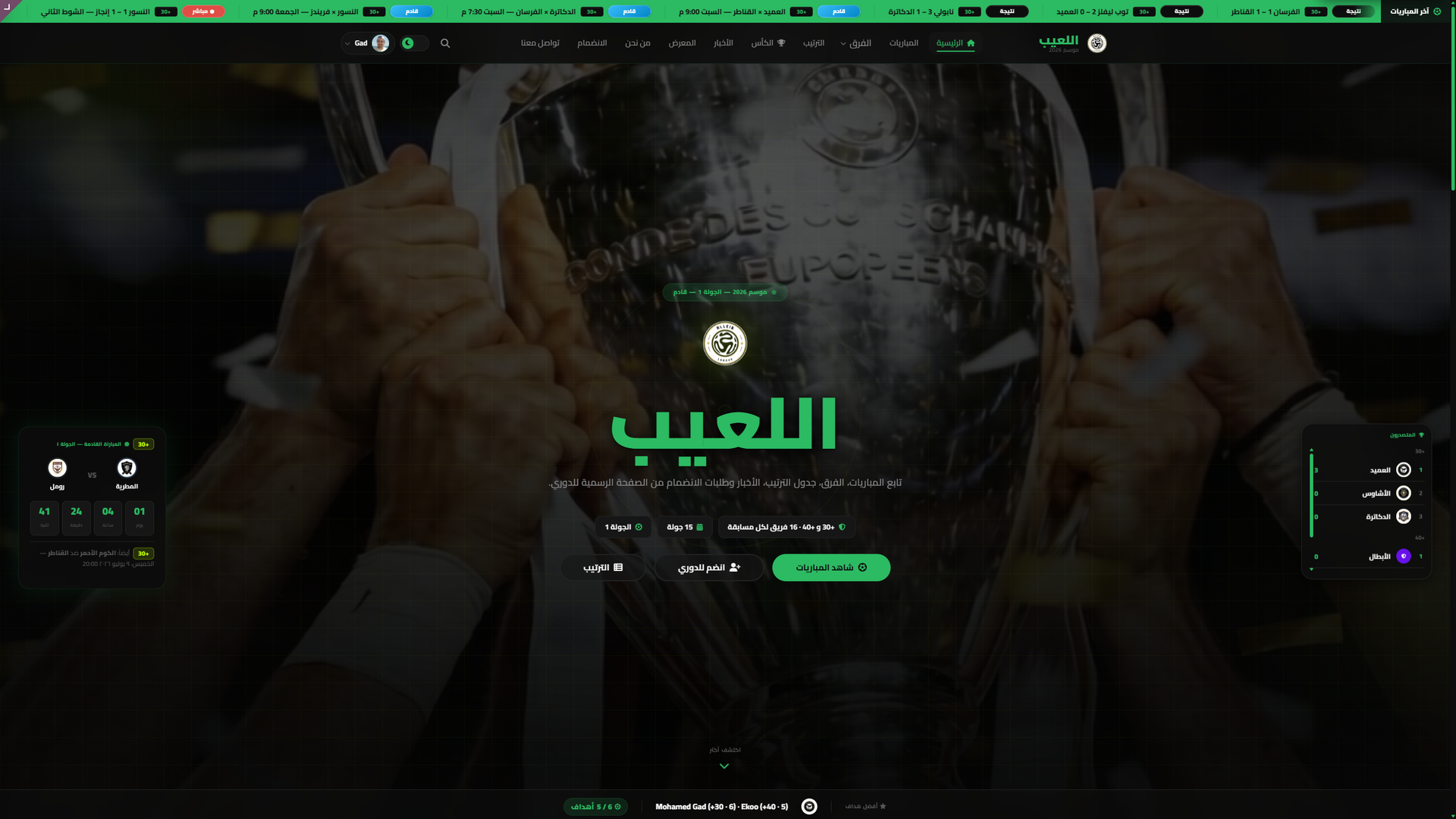 Egypt Leagues